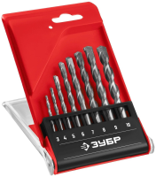 Набор сверл "ЗубрМастер" по бетону 8 шт., (3-4-5-6-7-8-9-10мм)